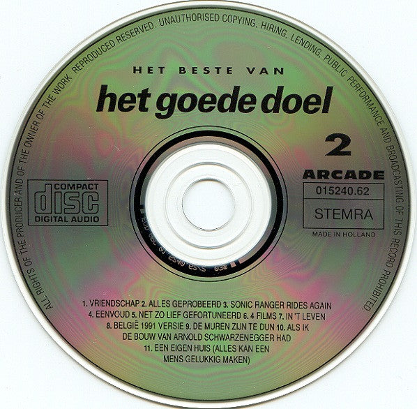 Goede Doel - Het Beste Van Het Goede Doel (CD) Compact Disc Goede Staat