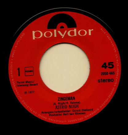 Astrid Nijgh - Zingeman Vinyl Singles