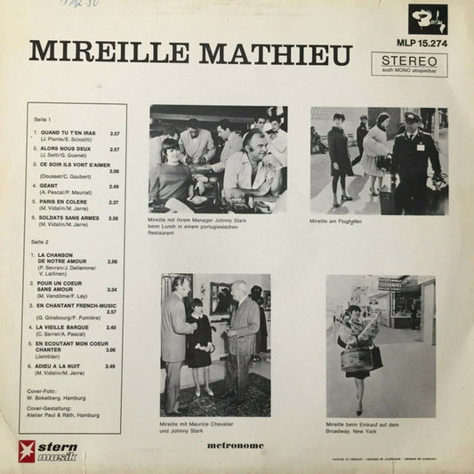 Mireille Mathieu - Mireille Mathieu (LP) Vinyl LP Vinyl Zeer Goed / Hoesje Goed "VINYLSINGLES.NL"