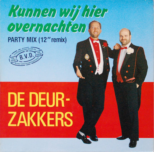 Deurzakkers - Kunnen Wij Hier Overnachten (Maxi-Single) Maxi-Singles VINYLSINGLES.NL
