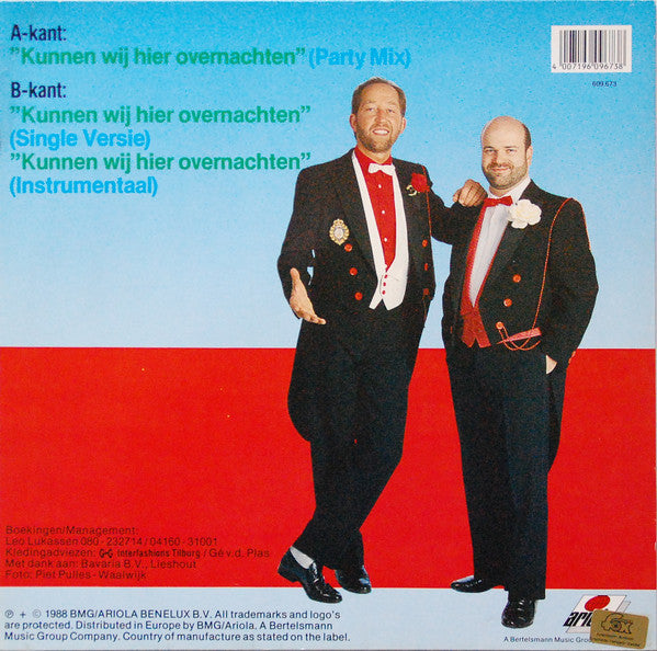 Deurzakkers - Kunnen Wij Hier Overnachten (Maxi-Single) Maxi-Singles VINYLSINGLES.NL