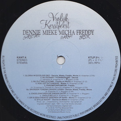 Dennie Christian, Mieke, Micha Marah, Freddy Breck - Vrolijk Kerstfeest (LP)
