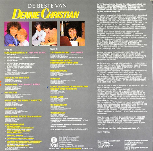 Dennie Christian - Dennie Christian (LP) Vinyl LP Vinyl Zeer Goed / Hoesje Goed "VINYLSINGLES.NL"