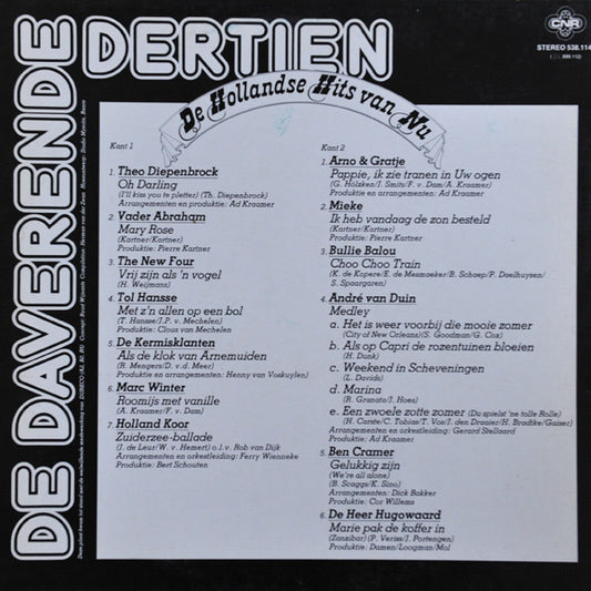 Various - De Daverende Dertien (De Hollandse Hits Van Nu) (LP) 97-98130