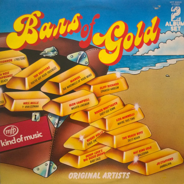 Various - Bars Of Gold (LP) Vinyl LP Dubbel Vinyl Very Good (VG) <br> Hoes Good Plus (G+)