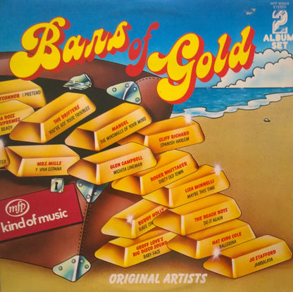 Various - Bars Of Gold (LP) Vinyl LP Dubbel Vinyl Very Good (VG) <br> Hoes Good Plus (G+)
