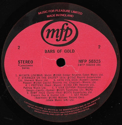 Various - Bars Of Gold (LP) Vinyl LP Dubbel Vinyl Very Good (VG) <br> Hoes Good Plus (G+)