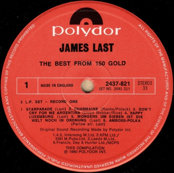 James Last - The Best From 150 Gold (LP) 40974 Vinyl LP Goede Staat