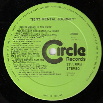 Various - 1945-1980 Sentimental Journey - Feest Van De Bevrijding (LP) Vinyl LP Dubbel Vinyl Very Good (VG) <br> Hoes Good Plus (G+)