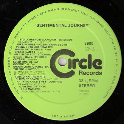 Various - 1945-1980 Sentimental Journey - Feest Van De Bevrijding (LP) Vinyl LP Dubbel Vinyl Very Good (VG) <br> Hoes Good Plus (G+)