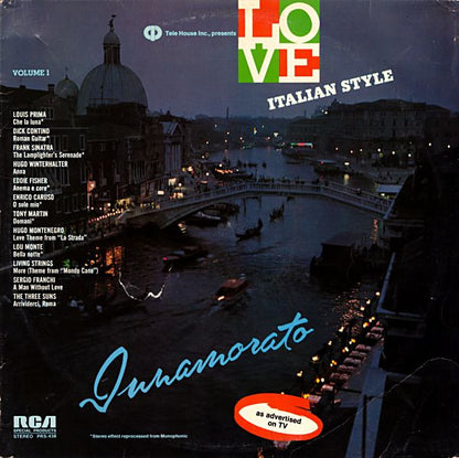 Various - Love, Italian Style (LP) Vinyl LP Dubbel Vinyl Very Good (VG) <br> Hoes Good Plus (G+)