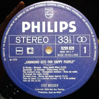 Stef Meeder - Hammond Hits For Happy People (LP) 49199