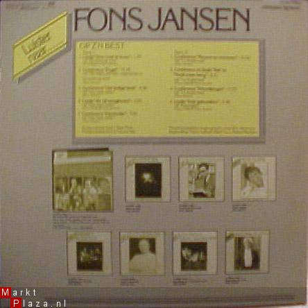 Fons Jansen - Luister Naar (LP) Vinyl LP Vinyl Zeer Goed / Hoesje Goed "VINYLSINGLES.NL"