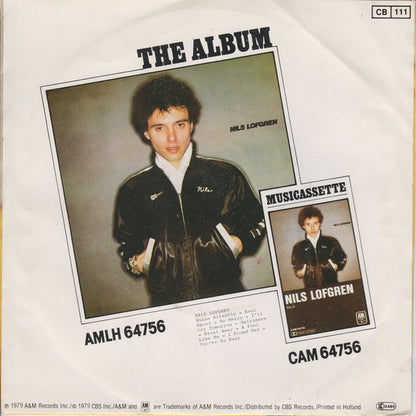 Nils Lofgren - No Mercy Vinyl Singles Vinyl Very Good (VG) <br> Hoes Good Plus (G+)