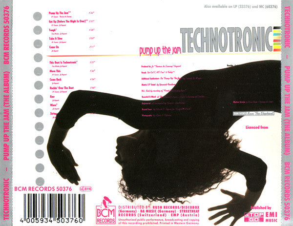 Technotronic - Pump Up The Jam (CD) Compact Disc Goede Staat