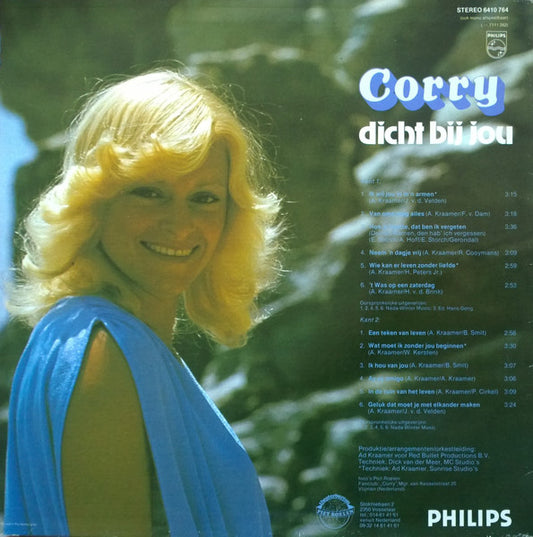 Corry Konings - Dicht Bij Jou (LP) Vinyl LP Vinyl Zeer Goed / Hoesje Goed "VINYLSINGLES.NL"