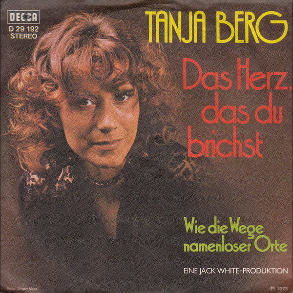 Tanja Berg - Das Herz Das Du Brichst Vinyl Singles Goede Staat