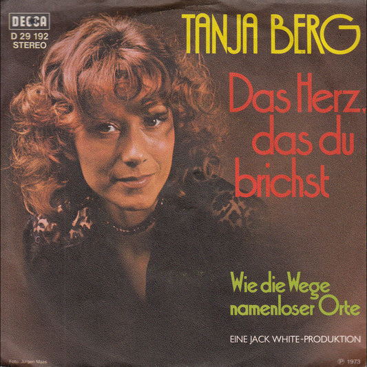 Tanja Berg - Das Herz Das Du Brichst Vinyl Singles Goede Staat