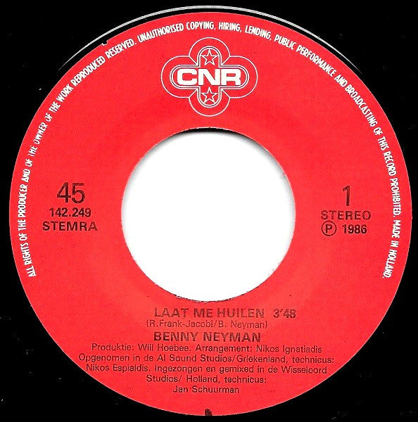 Benny Neyman - Laat Me Huilen