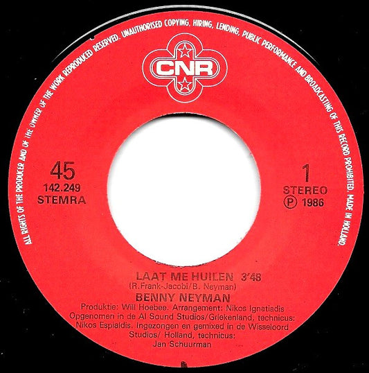 Benny Neyman - Laat Me Huilen