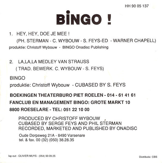 Bingo! - Hey, Hey, Doe Je Mee ?