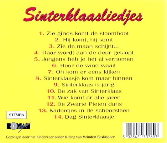 Fries Jeugdkoor o.l.v. Meindert Bosklopper - Sinterklaasliedjes (CD) Compact Disc Goede Staat "VINYLSINGLES.NL"
