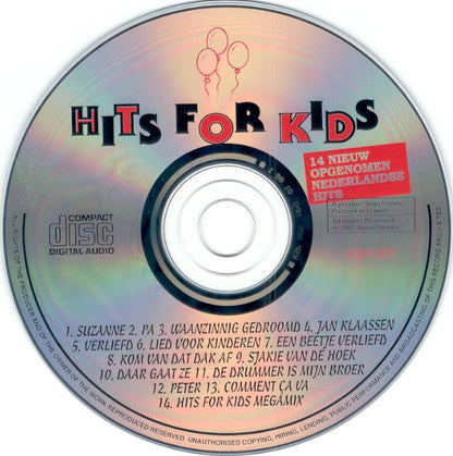 Hits For Kids - Hits For Kids - 14 Nieuw Opgenomen Nederlandse Hits (CD) Compact Disc Goede Staat