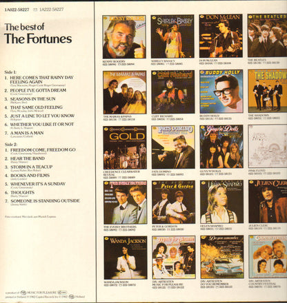 Fortunes - The Best Of The Fortunes (LP) Vinyl LP Vinyl Very Good (VG) <br> Hoes Good Plus (G+)