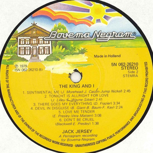 Jack Jersey - The King And I (LP) 48338