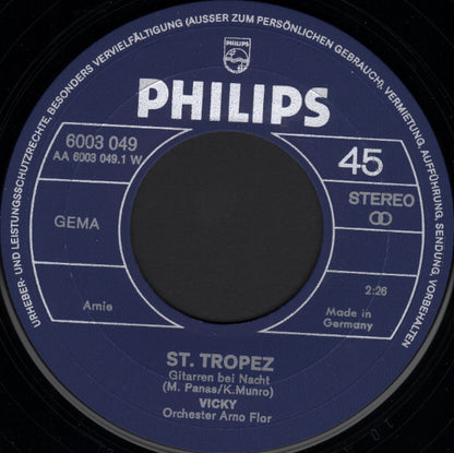Vicky Leandros - St. Tropez - Gitarren Bei Nacht Vinyl Singles Media VG+ / Sleeve Generic
