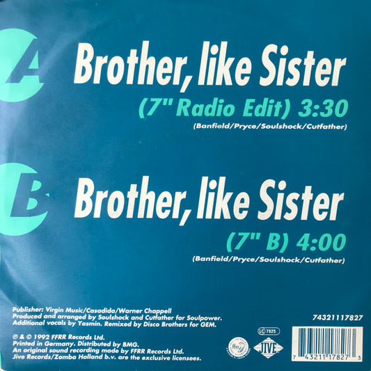 Cookie Crew - Brother Like Sister
