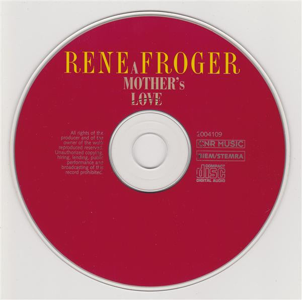 René Froger - A Mother's Love (CD) 71126 Compact Disc Goede Staat