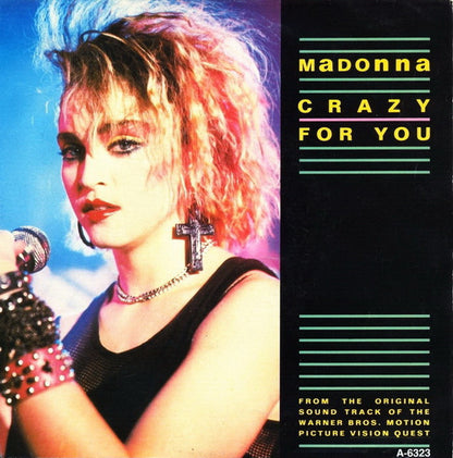 Madonna - Crazy For You Media VG / Sleeve Tekst