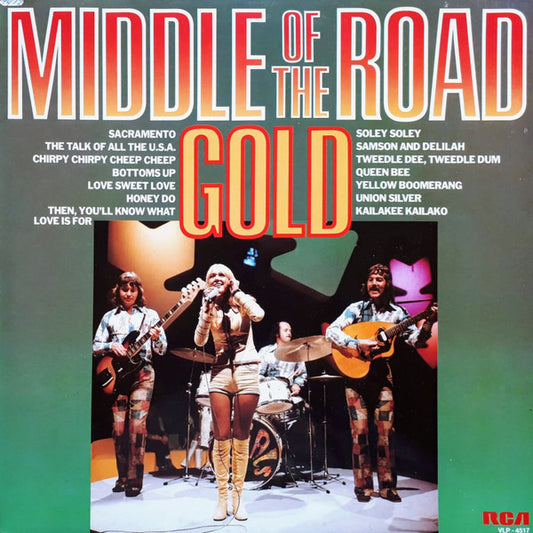 Middle Of The Road - Gold (LP) Vinyl LP Vinyl Goed / Hoes Sticker