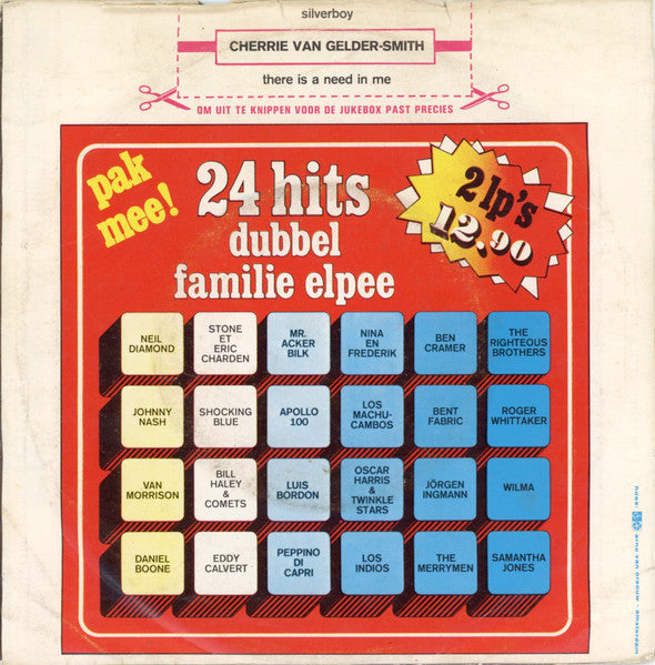 Cherry Vangelder-Smith - Silverboy (B-Keus) Vinyl Singles Vinyl Goed / Hoes Redelijk