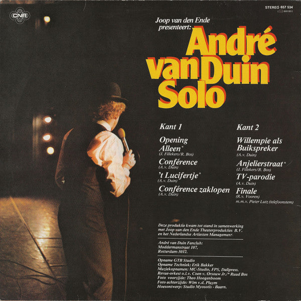 Joop van den Ende Presenteert: André van Duin - Solo (LP)