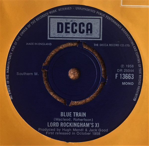 Lord Rockingham's XI - Hoots Mon Vinyl Singles Vinyl Very Good (VG) <br> Hoes Generic