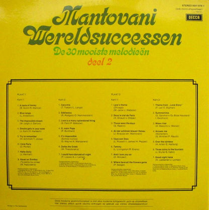 Mantovani - Wereldsuccessen Deel 2 - De 30 Mooiste Melodieën (LP) 50988 50988 LP Dubbel Goede Staat