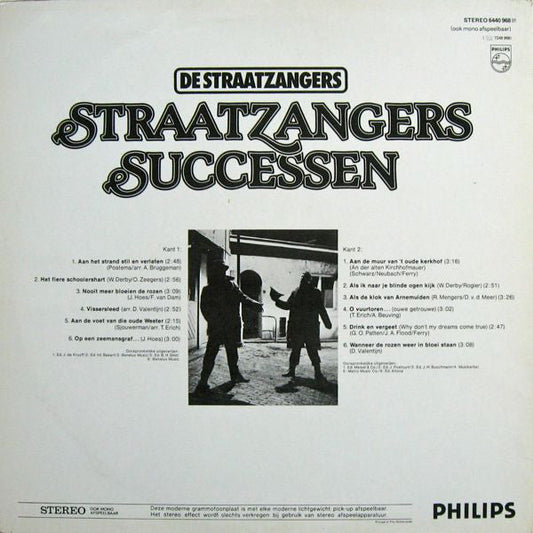 Straatzangers - Straatzanger Successen (LP) Vinyl LP Media VG+ / Sleeve G+