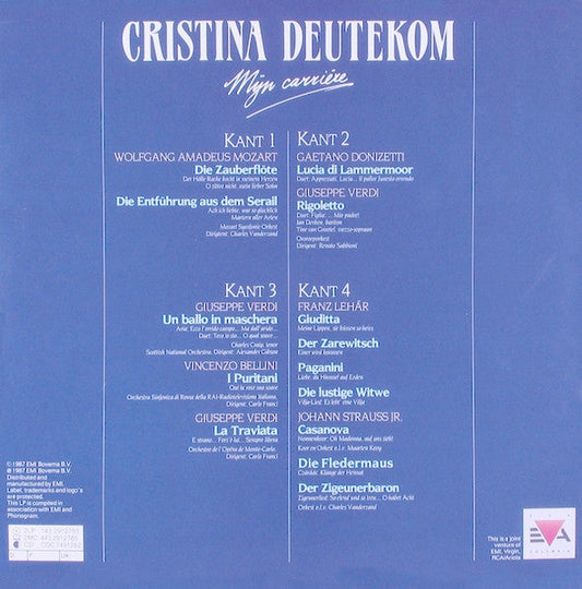 Cristina Deutekom - Mijn Carriere (LP) Vinyl LP Vinyl Zeer Goed / Hoesje Goed "VINYLSINGLES.NL"
