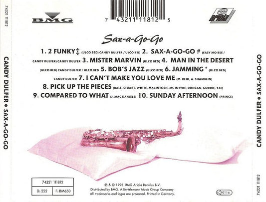 Candy Dulfer - Sax-A-Go-Go (CD) Compact Disc Goede Staat "VINYLSINGLES.NL"