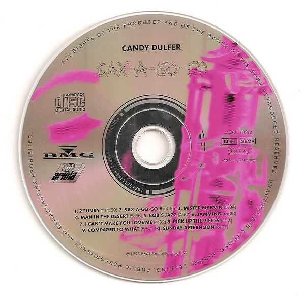 Candy Dulfer - Sax-A-Go-Go (CD) Compact Disc Goede Staat
