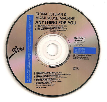 Miami Sound Machine - Anything For You (CD) Compact Disc Goede Staat
