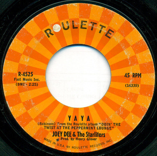 Joey Dee - Ya Ya 39233 Vinyl Singles Goede Staat