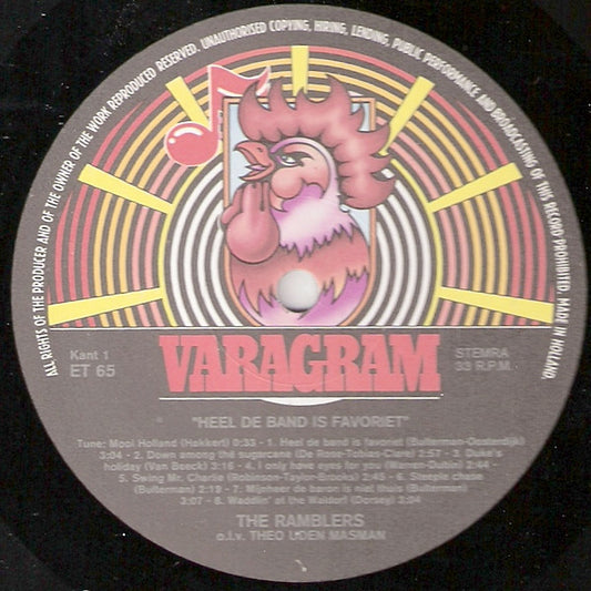 Ramblers o.l.v. Theo Uden Masman - Heel De Band Is Favoriet (LP)