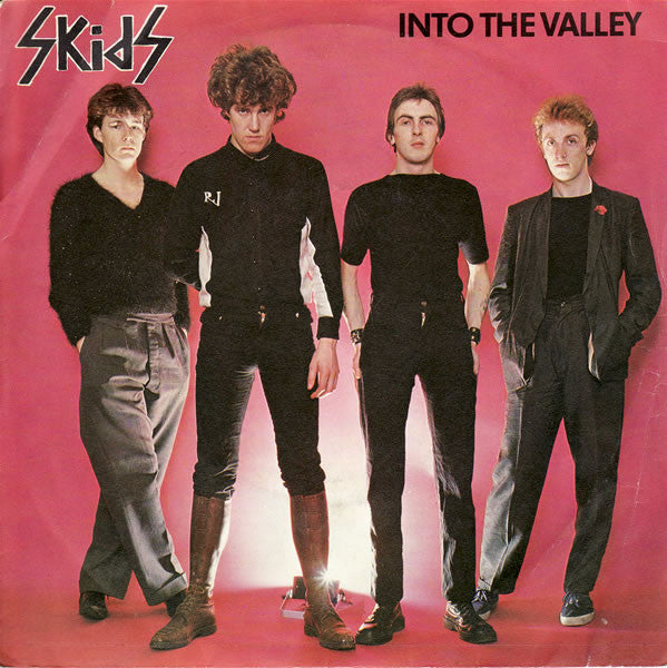 Skids - Into The Valley Vinyl Singles Vinyl Very Good (VG) <br> Hoes Good Plus (G+)
