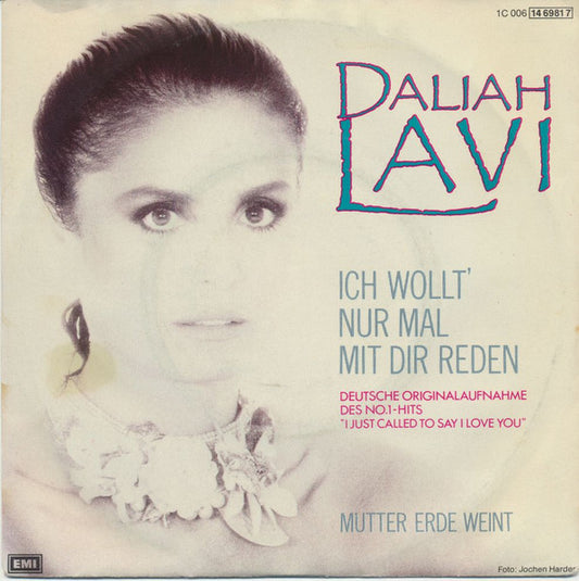 Daliah Lavi - Ich Wollt' Nur Mal Mit Dir Reden 36884 Vinyl Singles Goede Staat