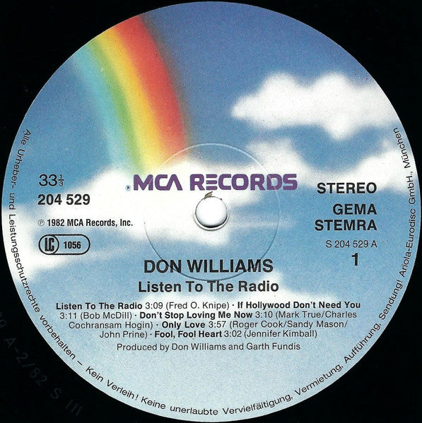 Don Williams - Listen To The Radio (LP)