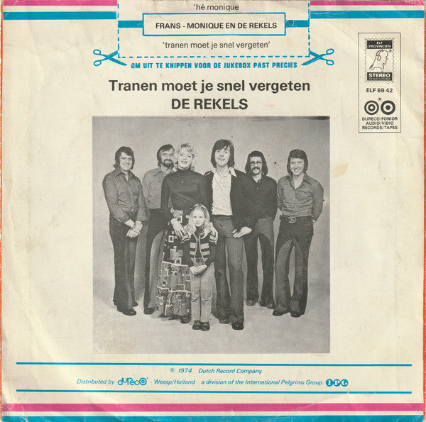 Frans Biezen - Hé Monique Vinyl Singles Vinyl Zeer Goed / Hoesje Goed "VINYLSINGLES.NL"