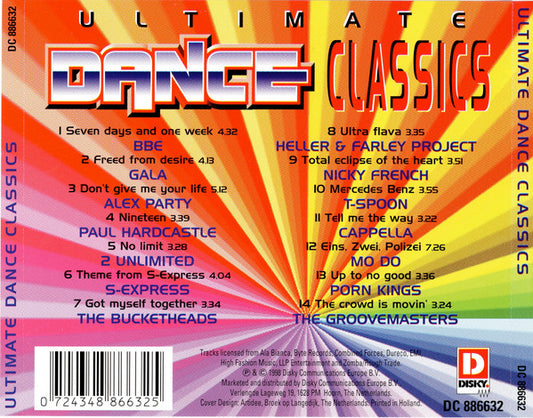 Various - Ultimate Dance Classics (CD) Compact Disc Goede Staat "VINYLSINGLES.NL"